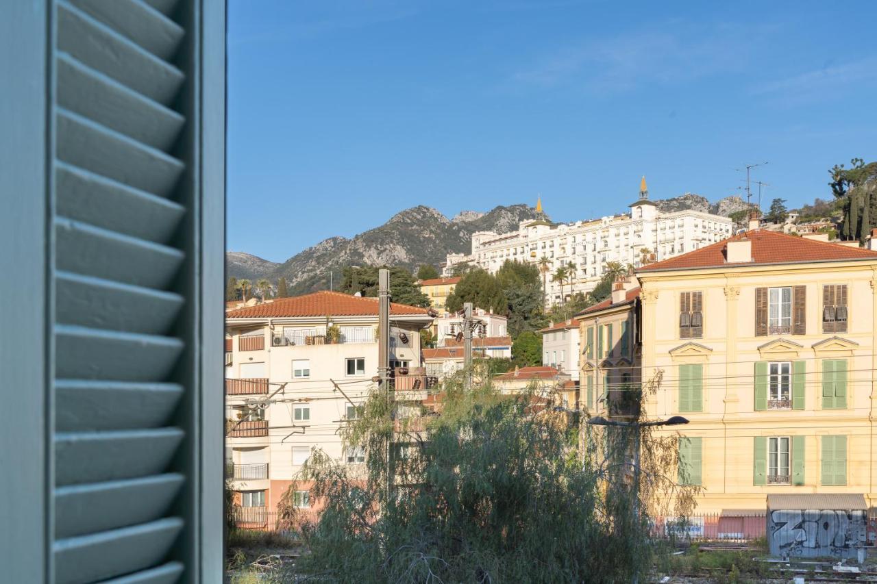 Hotel De Belgique A Menton Exterior foto